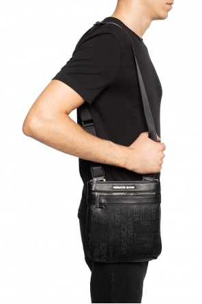Patterned shoulder bag with logo, zdjęcie 2 Patterned shoulder bag with logo od Versace Jeans